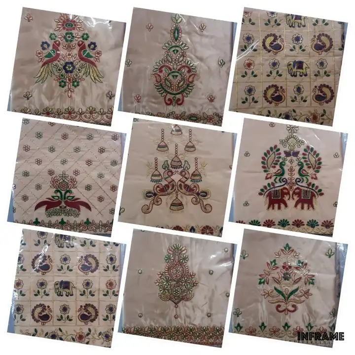 Malai silk blouse material uploaded by Bandhani handcrafted on 5/13/2023