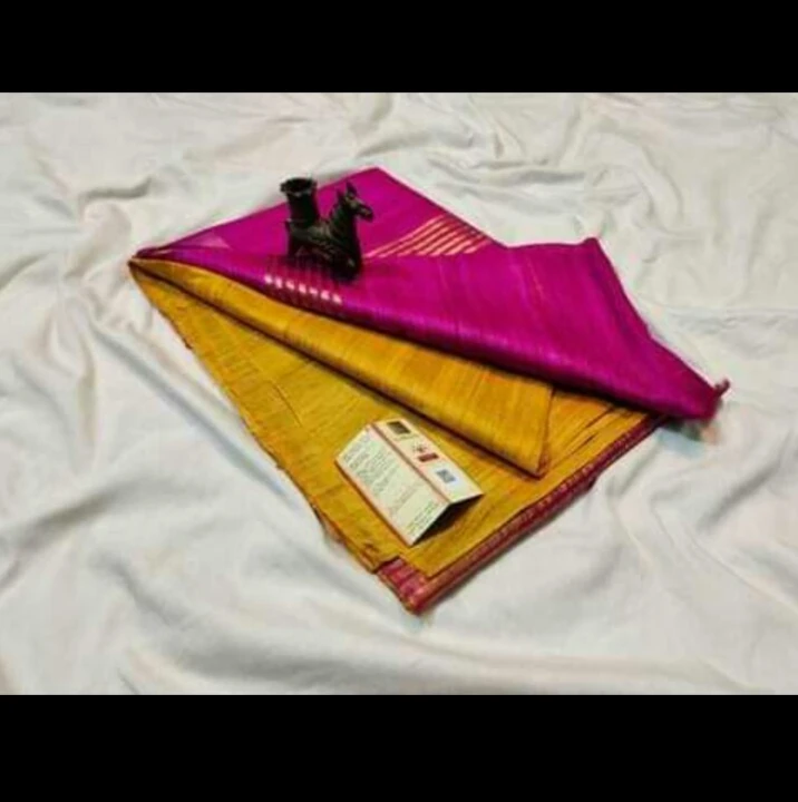 Tussar ghiccha dey silk saree handloom  uploaded by Alok handloom on 5/13/2023