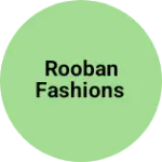 Business logo of Rooban Fashions