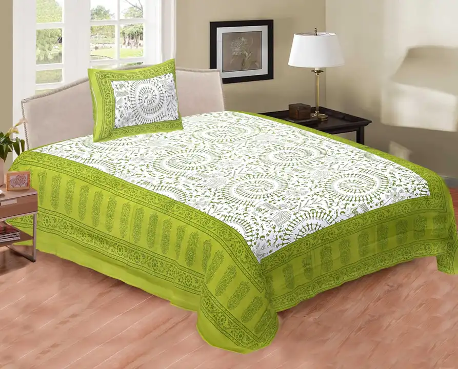 Bedsheet with one pillow cover  uploaded by business on 5/13/2023