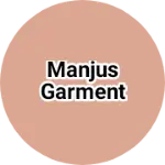 Business logo of Manjus garment