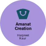 Business logo of Amanat creation boutique
