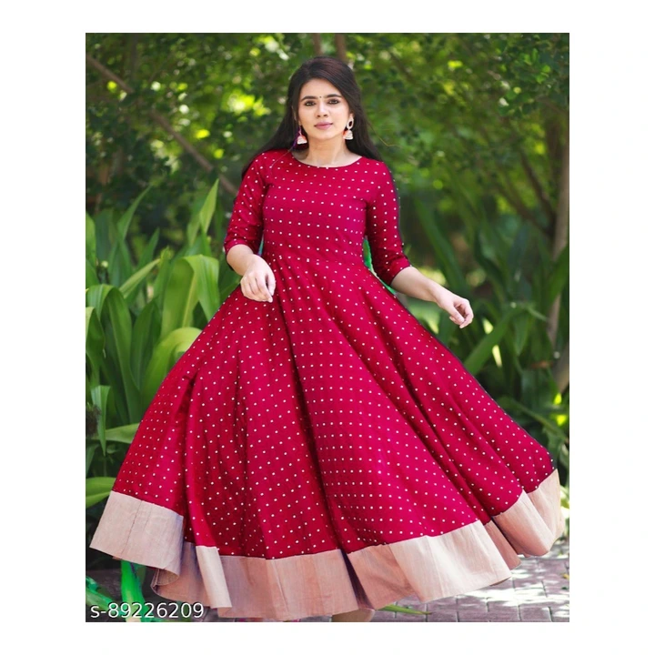 Gown anarkali style  uploaded by Panghat collection on 5/13/2023