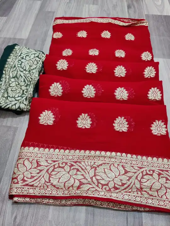 💖💖new Launching💖💖🥰🥰🥰🥰🥰🥰😍



🥰🥰big sele pure Georgette jaipuri die with beautiful rose  uploaded by Gotapatti manufacturer on 5/14/2023