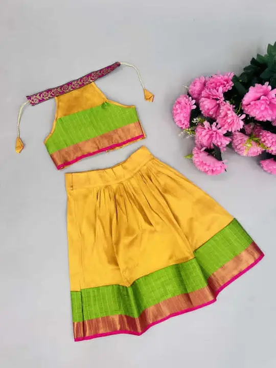 Kids silk lehenga  uploaded by Vivera shopping on 5/14/2023