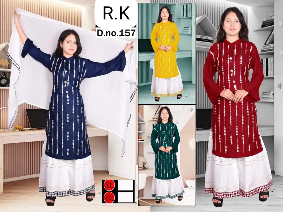 Women Kurti,Kurtis,fancy kurta,plazo set,Kurta set, dupatta set,kurta pant, printed Kurta Set uploaded by RK Fashion  on 5/28/2024