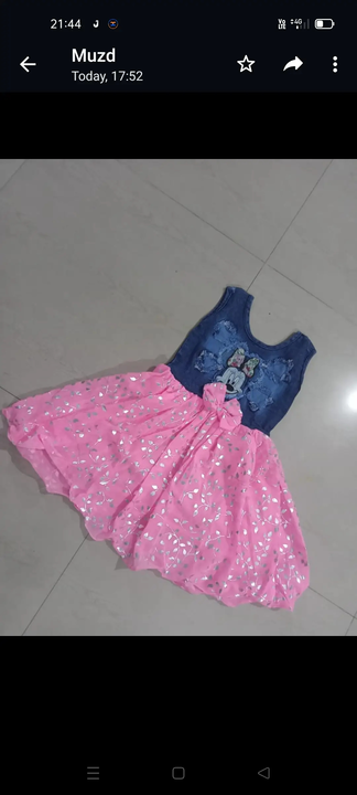 GIRLS KNEE LENGTH PARTY DRESS uploaded by Girls collection  on 5/14/2023