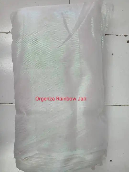 Organza Rainbow Jari uploaded by Sanjana Textile on 5/14/2023