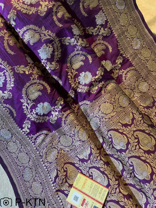 Pure katan silk saree  uploaded by M S fabrics on 5/14/2023