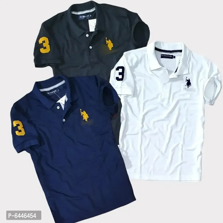 Stunning Matty Cotton Self Pattern Polos For Men- uploaded by Chauhan's Brothers on 5/14/2023