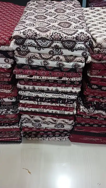 Ajrakh Printed cotton fabrics  uploaded by Isha Fabrex on 5/30/2024