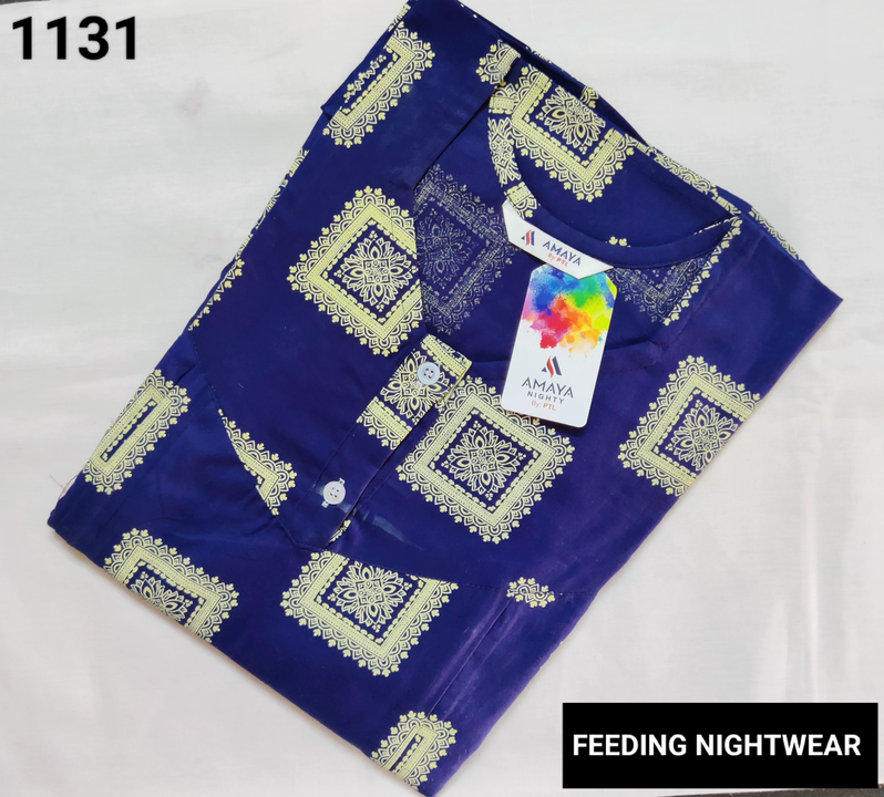 Women's Printed Cotton Feeding Nightwear  uploaded by PADMAVATI TRADE LINK on 5/29/2024
