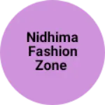 Business logo of Nidhima Fashion zone