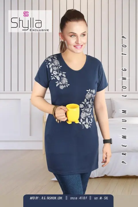 STYLLA  PREMIUM LONG TOP uploaded by RIDHI SIDHI COLLECTION on 5/28/2024