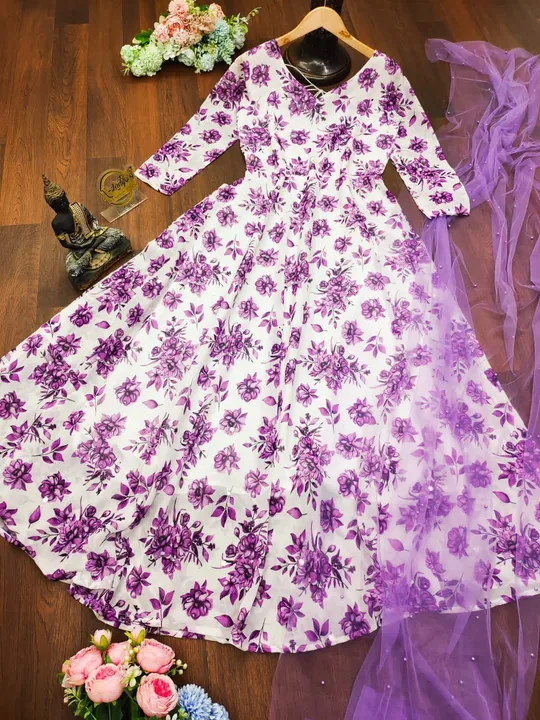 Anarkali gown uploaded by Sharma studio on 5/14/2023