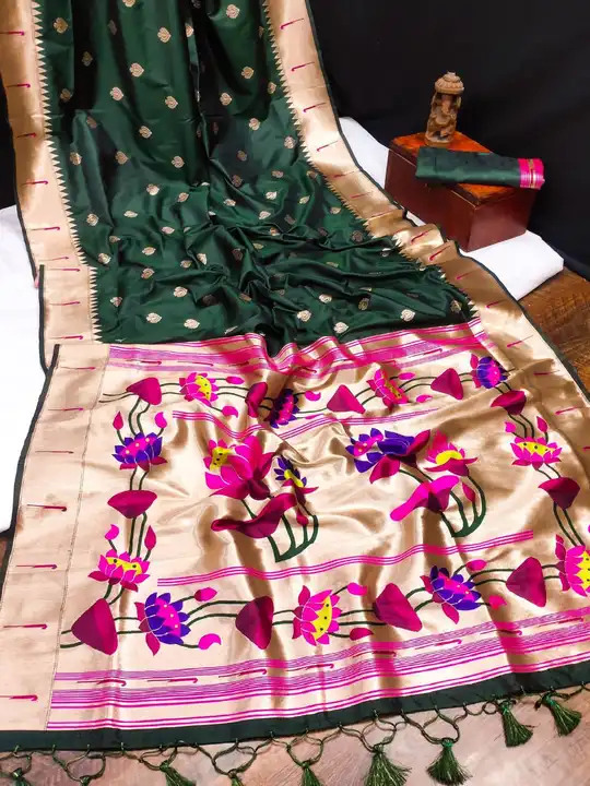 Pathani Saree uploaded by Cara Textiles on 5/14/2023