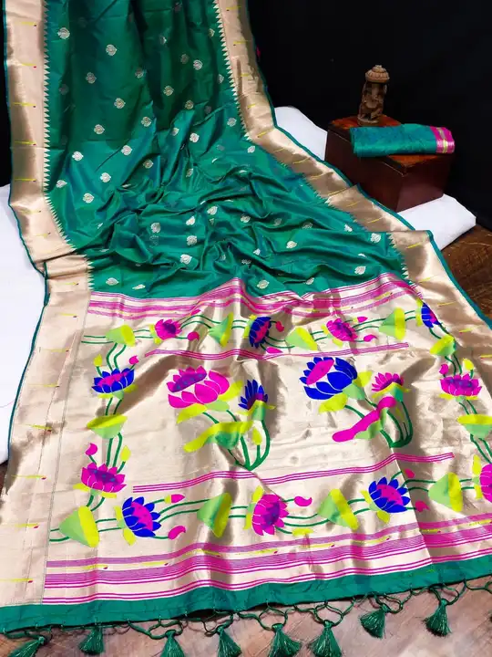Pathani Saree uploaded by Cara Textiles on 5/14/2023