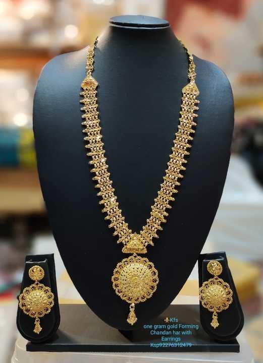 1gm gold Chandan har  uploaded by  KFashion Forming Jewellery on 3/9/2021