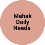 Business logo of Mehak Daily Needs