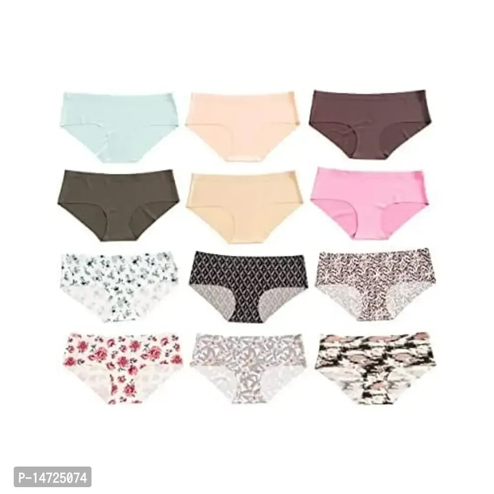 Post image Price 550 rs pack of 12



SHAPERX Seamless Underwear Invisible Bikini No Show Nylon Spandex Women Panties Assorted Colour Pack of 5 Plus Size ((L))

Size: 
l

 Color:  red

 Fabric:  nylon &amp; silk

 Type:  briefs

 Style:  bikinis

 Design Type:  bikinis

Within 6-8 business days However, to find out an actual date of delivery, please enter your pin code.

• Double Thin Waist Edge | Waistband is Comfortable And Strechy• Linning | Breathable Comfortable Healthy• Fabric : 60 % Silk % 30% Nylon 10% Cotton | Feeling | Stretchable• Please Note : Color May Vary as Par Availability Pack of 5Care Instructions: Hand Wash Only Care Instructions: Hand or gentle machine Wash. The Antibacterial Ultra Fresh technology on the fabric helps you stay fresh for longer by reducing &amp;gt;99% of the odour causing bacteria as per lab tests. Made with breathable light weight fabric for comfort hygiene. Adjust according to your flow and have rash free stain free periods. Laser cut, no trace , leave no pantie lines, with ultra comfort waistband, seamless under leggings or yoga suits. Ice Silk Feeling - breathe freely, soft, stretchy, moisture wicking, Laser cut, seamless sides for a smooth look under clothes, comes up to sit just below your belly button, no more muffin top, you'll want to wear them everyday. Care Instructions: Wash Like Colours Separately On Low Temparature:: Use Only Non-Chlorine Bleach When Needed:: Do Not Dry Clean::Do Not Iron