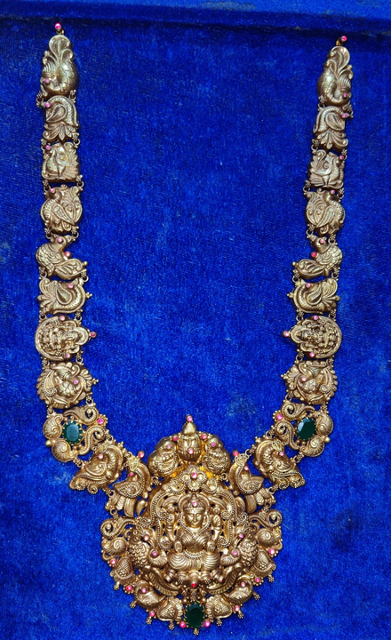 Temple jewellery uploaded by Sri Guru jewellery work on 5/29/2024