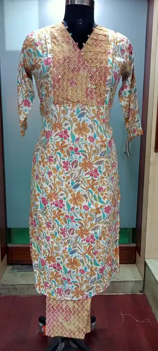 Kurti with pent uploaded by business on 5/14/2023