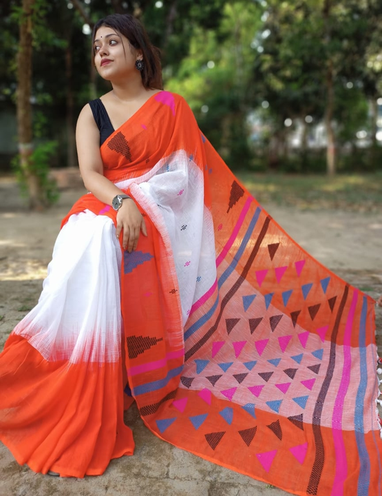 Khadi Cotton saree  uploaded by business on 5/14/2023