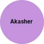 Business logo of Akasher