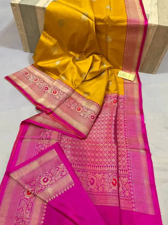 Pure Handloom Kataan Silk Minakari Saree with Antique Zari uploaded by Ayesha Fabrics on 5/14/2023
