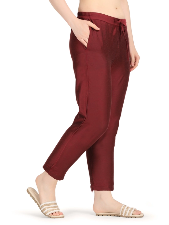 Women maroon trouser (kurti pant) uploaded by NOORI LIBAAS on 5/14/2023