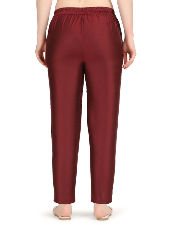 Women maroon trouser (kurti pant) uploaded by NOORI LIBAAS on 5/14/2023