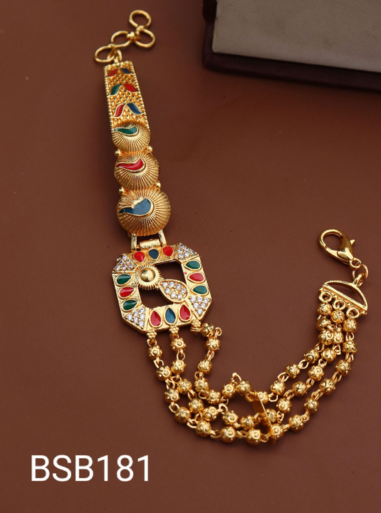 Designer Gold Plated Bracelet  uploaded by Bhavani Sales on 5/14/2023