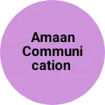 Business logo of Amaan communication