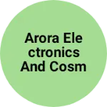 Business logo of Arora Electronics and Cosmetics