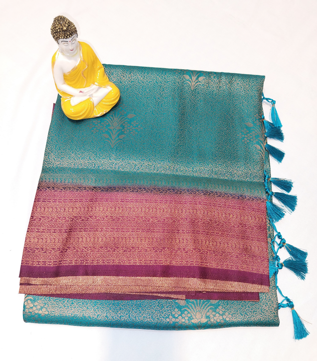 New copper Soft silk sarees  uploaded by LIKESH SILK SAREES on 5/14/2023
