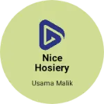Business logo of Nice hosiery