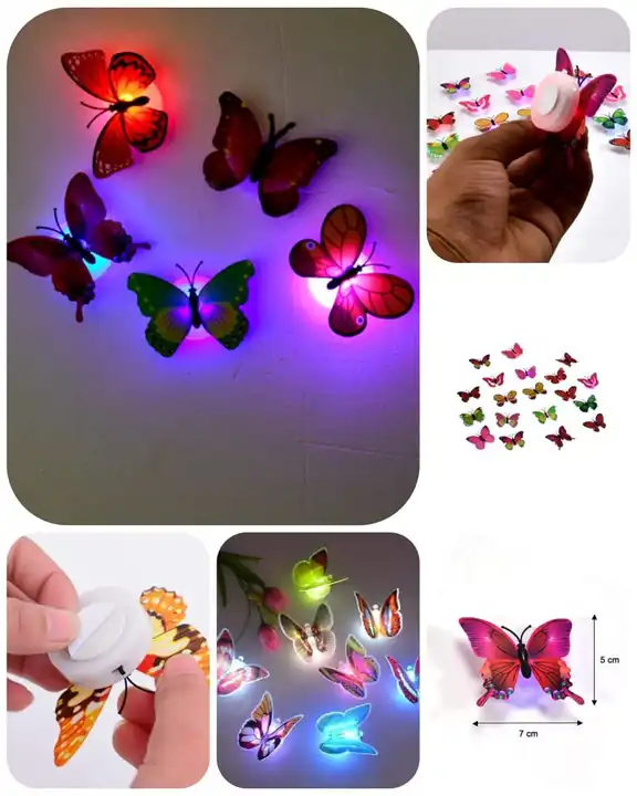 BUTTERFLY 3D NIGHT LAMP COMES WITH 3D ILLUSION DESIGN SUITABLE FOR DRAWING ROOM, LOBBY

Pack Of 5

 uploaded by Krishna Fab Retails on 5/14/2023