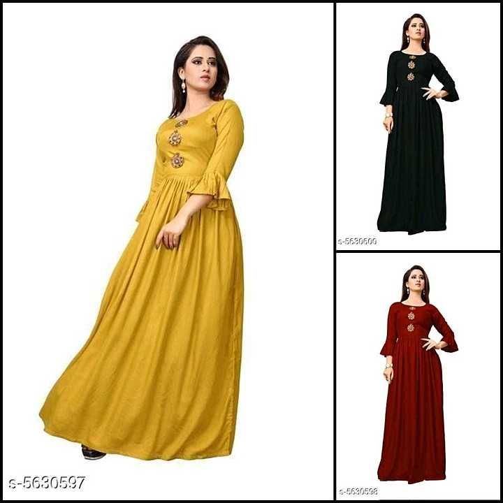 ABHIMEX PRESENTS Women Stylish Gowns
 uploaded by ABHIMEX PURE INDIA on 7/13/2020