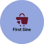 Business logo of First sine