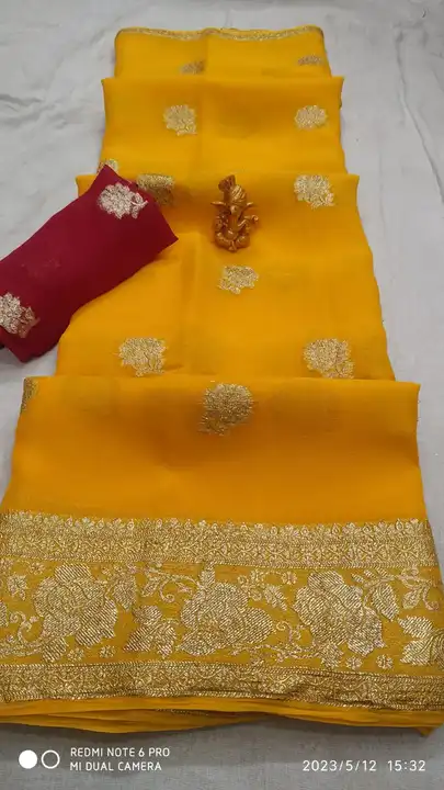 Pure gorjet jari saree uploaded by Deepika Designer Saree on 5/14/2023