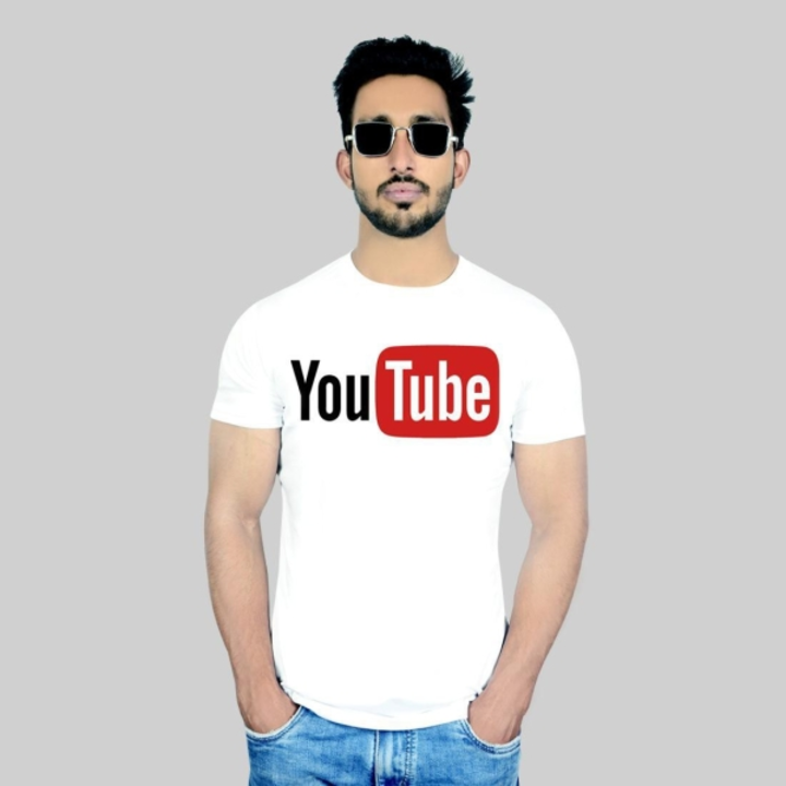 Tshirt YouTube print uploaded by Antilia Fashion Collection on 5/14/2023