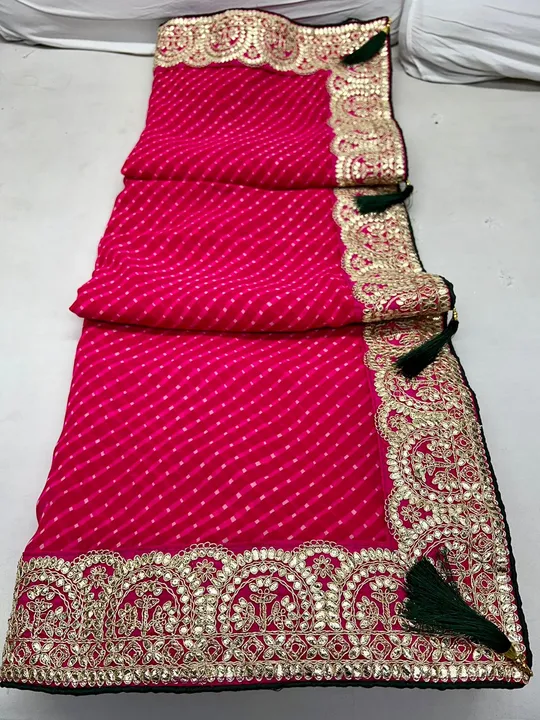 Mothra sarees pure Georgette  uploaded by Shreekala Designer  on 5/14/2023