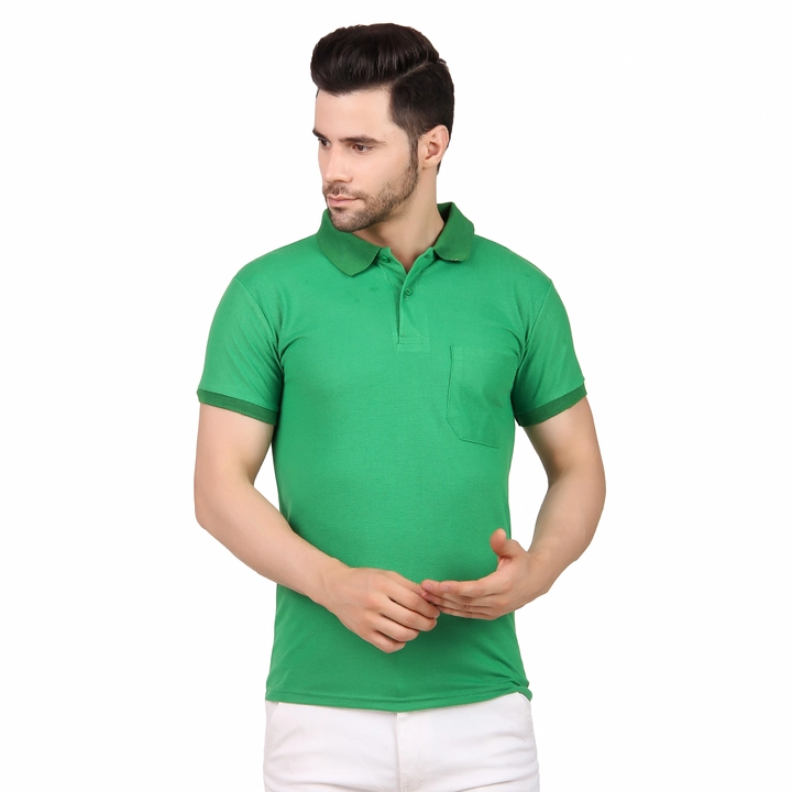 Polo T shirt for Men Green uploaded by Urban Rod on 5/14/2023