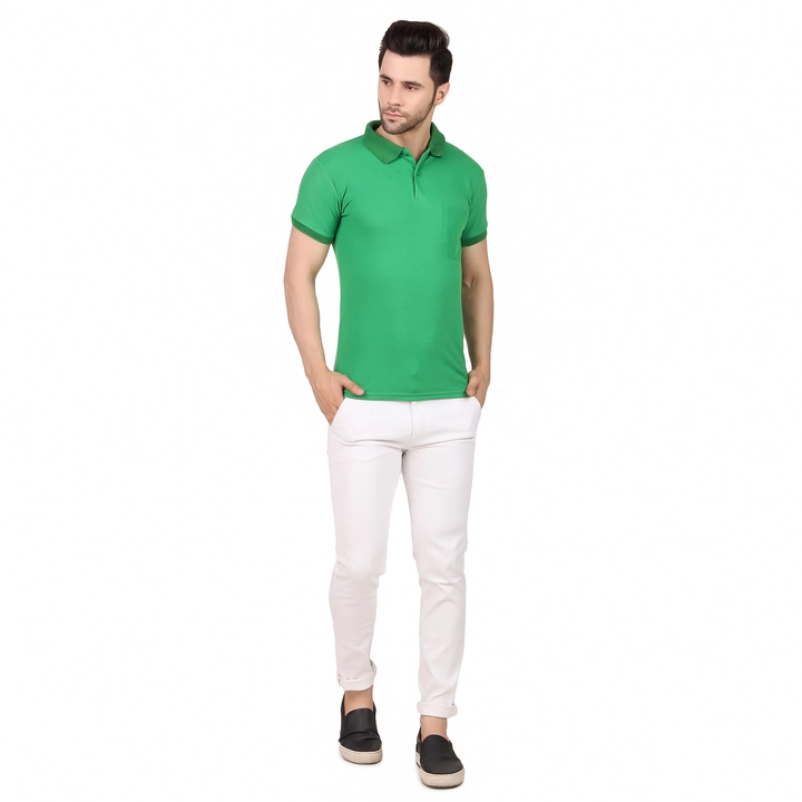 Polo T shirt for Men Green uploaded by Urban Rod on 5/14/2023