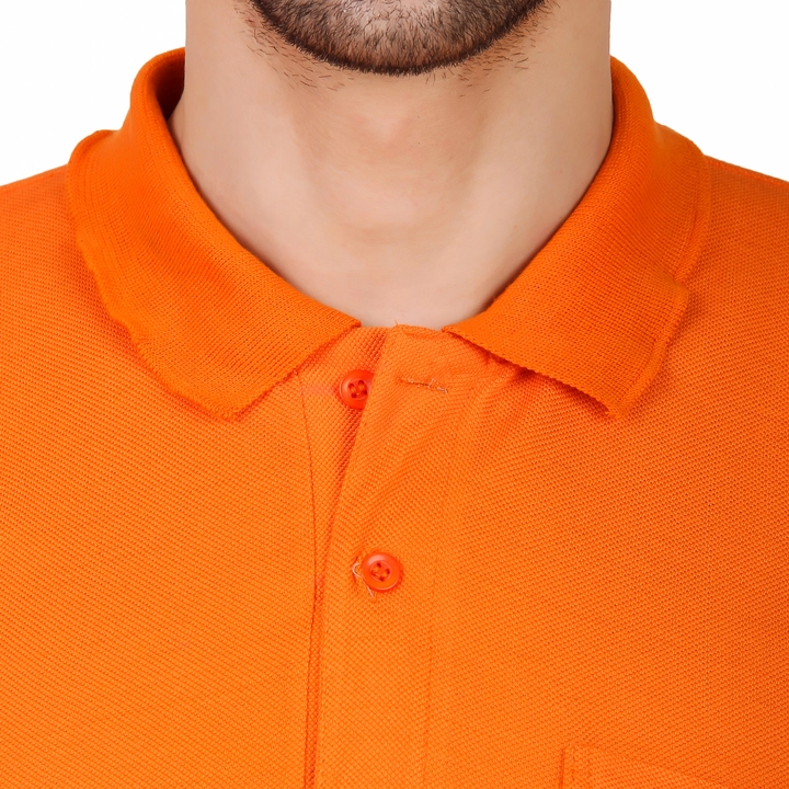 Polo T Shirt For Men Orange uploaded by Urban Rod on 5/14/2023