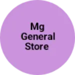 Business logo of MG General Store