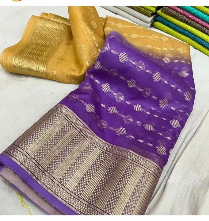Kanchipuram silk saree With copper zari pattu uploaded by Kiran Textile on 5/14/2023