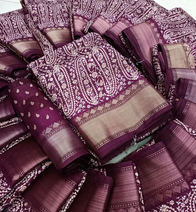 Soft cotton saree  uploaded by Jineshwar fashion on 5/14/2023