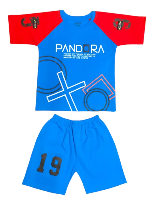 Boys Casual T Shirt Pant Combo Set (Blue) uploaded by Supr on 6/2/2024