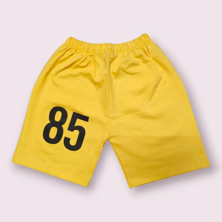 Boys Casual T Shirt Pant Combo Set (Yellow) uploaded by Supr on 5/14/2023